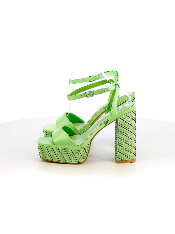 Sandali con cinturino donna EVA RINALDI LL2351-2 verde pastelli lime | Costa Superstore