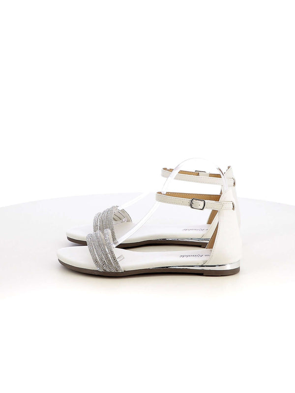 Sandali con cinturino donna EVA RINALDI Y23-60 bianco | Costa Superstore