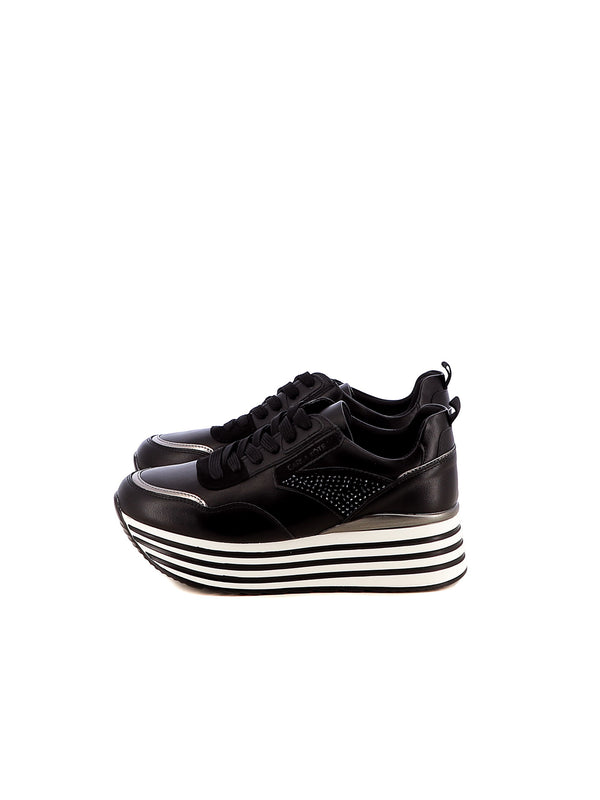 Sneakers stringate donna CARLA KOTE X27-31K nero | Costa Superstore