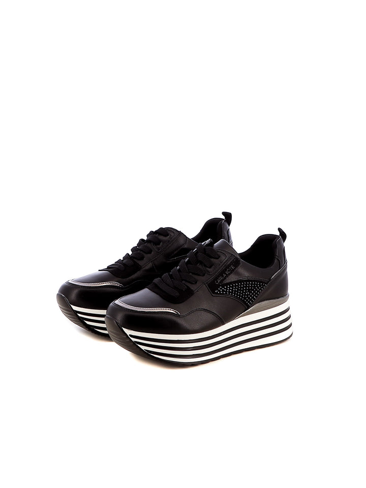 Sneakers stringate donna CARLA KOTE X27-31K nero | Costa Superstore