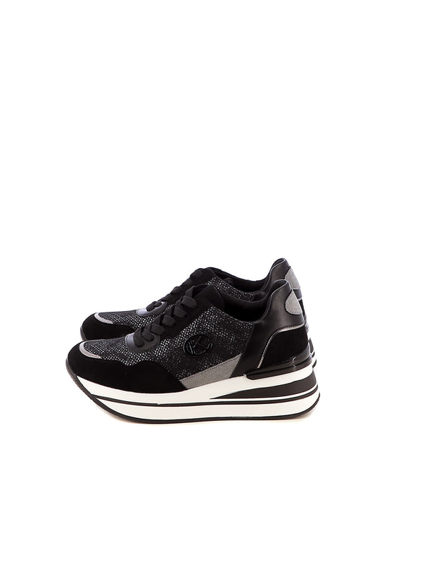 Sneakers stringate donna CARLA KOTE X29-31K nero_grigio | Costa Superstore