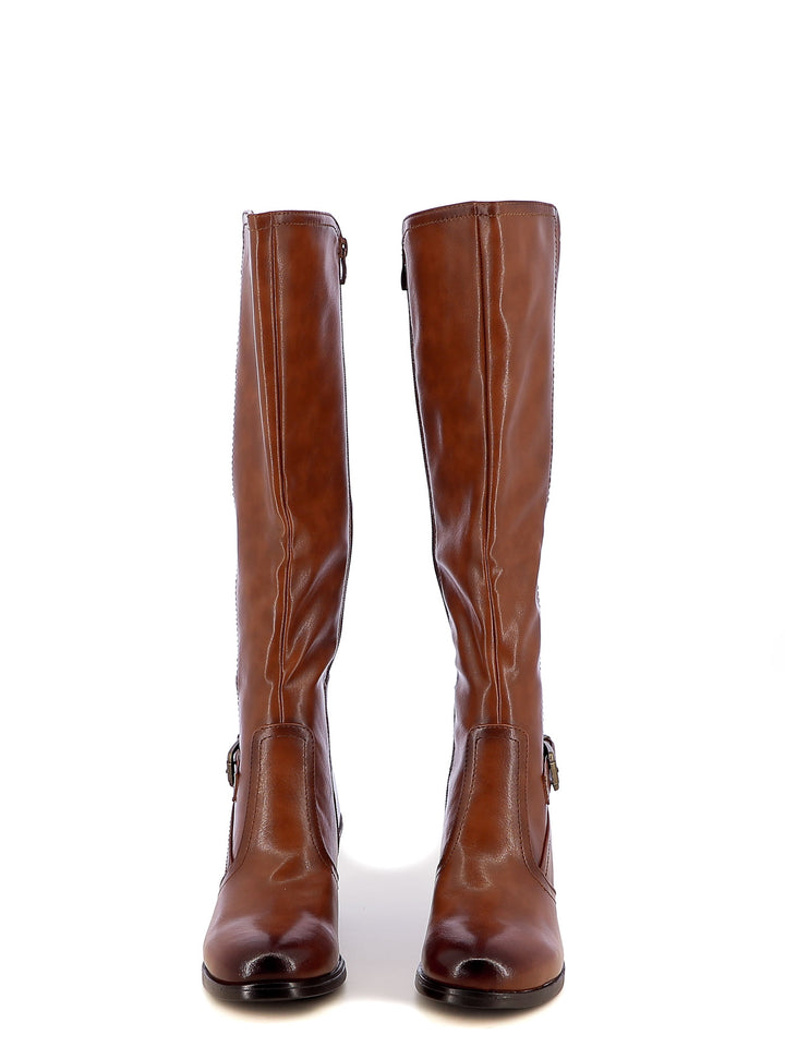 Stivali alti donna EVA RINALDI H016-24 cuoio | Costa Superstore