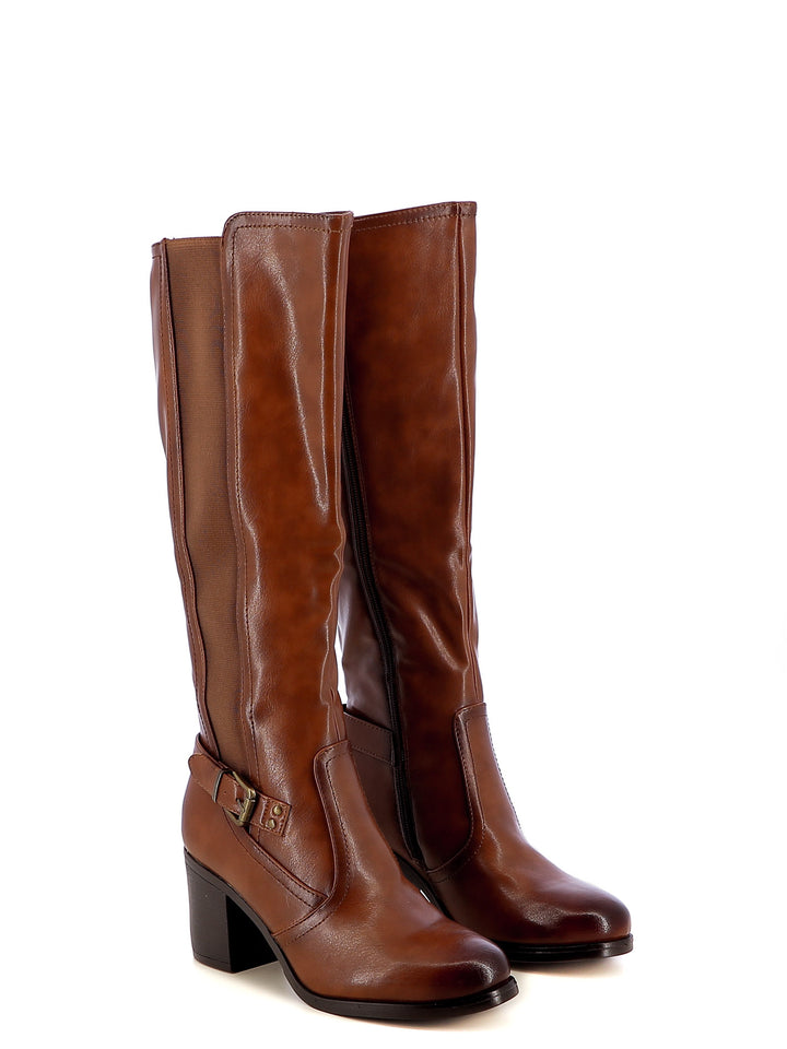 Stivali alti donna EVA RINALDI H016-24 cuoio | Costa Superstore