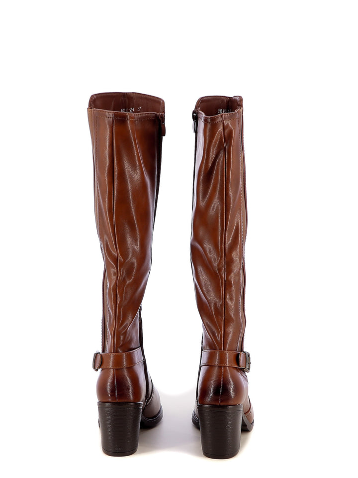 Stivali alti donna EVA RINALDI H016-24 cuoio | Costa Superstore