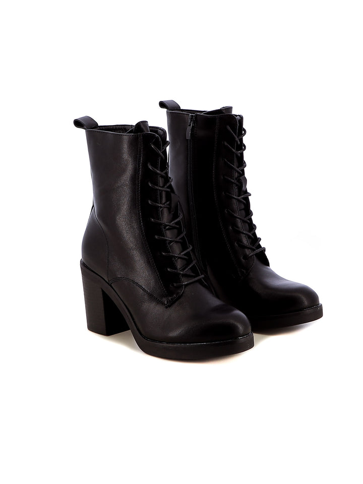 Stivaletti stringati donna EVA RINALDI H23762-10 nero | Costa Superstore