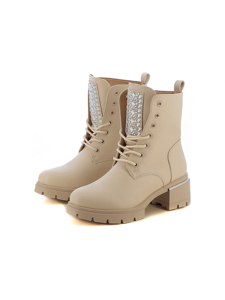 Anfibi donna MINU RQ22-22B beige chiaro | Costa Superstore