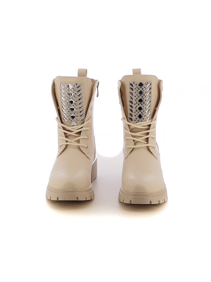 Anfibi donna MINU RQ22-22B beige chiaro | Costa Superstore