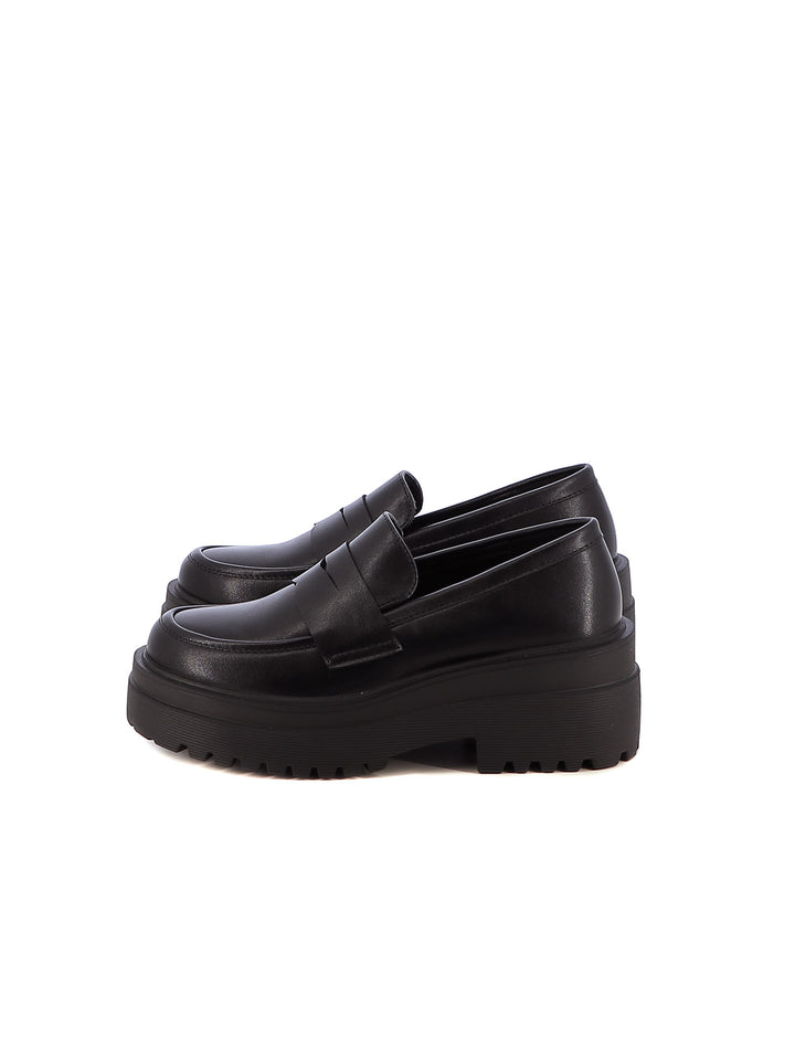 Mocassino con platform donna MINU RQ22-31J nero | Costa Superstore