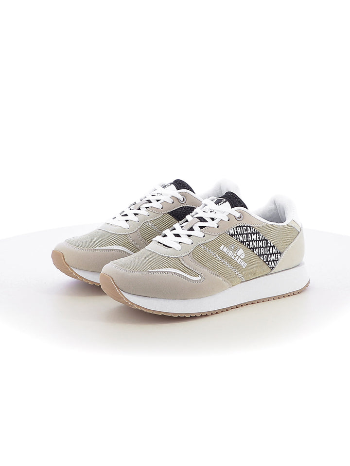 Sneakers stringate uomo AMERICANINO AMM413X15 beige chiaro | Costa Superstore