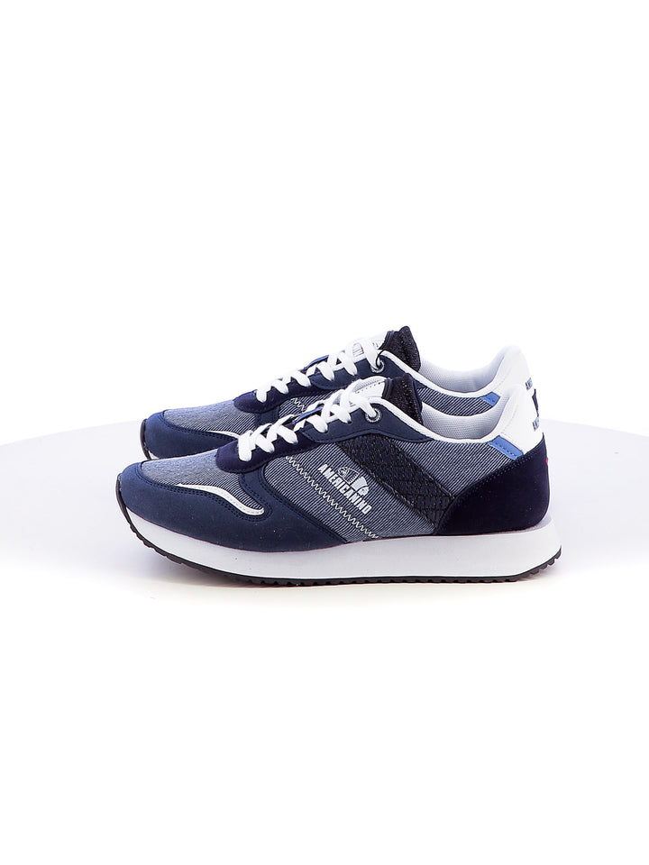 Sneakers stringate uomo AMERICANINO AMM413X15 azzurro | Costa Superstore