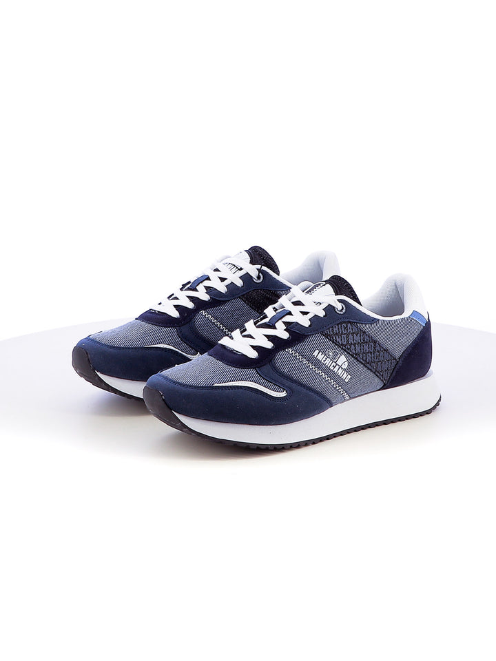 Sneakers stringate uomo AMERICANINO AMM413X15 azzurro | Costa Superstore