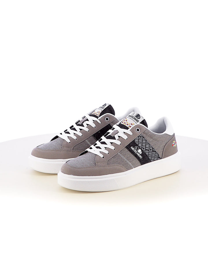 Sneakers stringate uomo AMERICANINO AMM414X60 grigio scuro | Costa Superstore