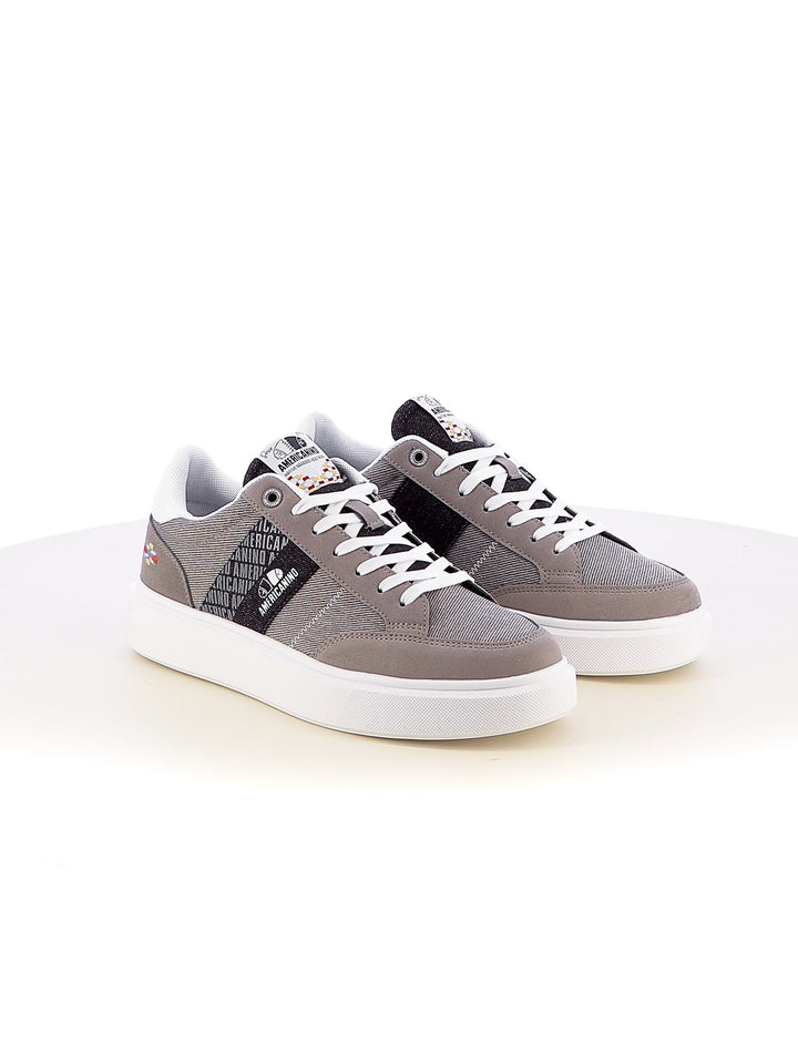Sneakers stringate uomo AMERICANINO AMM414X60 grigio scuro | Costa Superstore