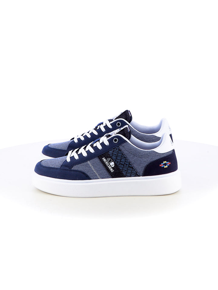 Sneakers stringate uomo AMERICANINO AMM414X60 azzurro | Costa Superstore