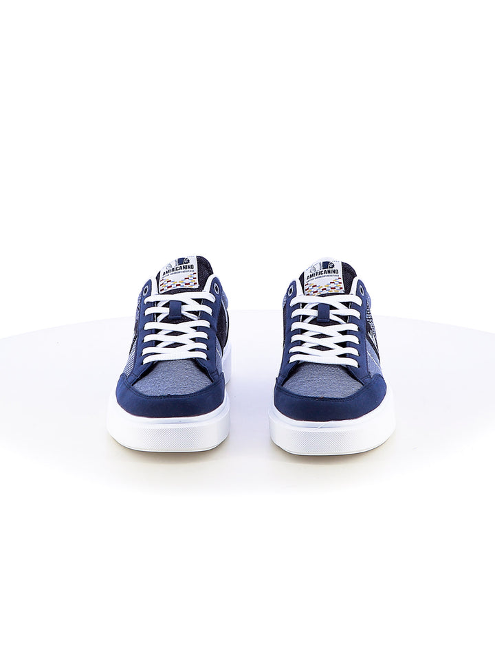 Sneakers stringate uomo AMERICANINO AMM414X60 azzurro | Costa Superstore