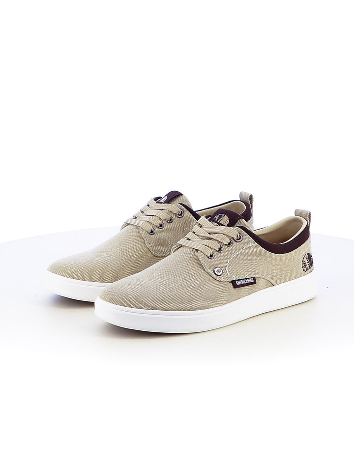 Sneakers stringate uomo AMERICANINO AMM418X00 beige chiaro | Costa Superstore