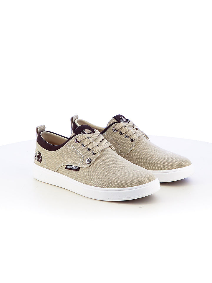 Sneakers stringate uomo AMERICANINO AMM418X00 beige chiaro | Costa Superstore