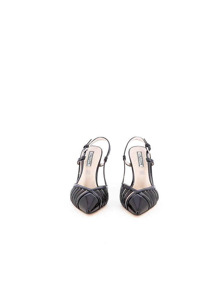 Décolleté slingback donna CARLA COTE K3367 nero | Costa Superstore