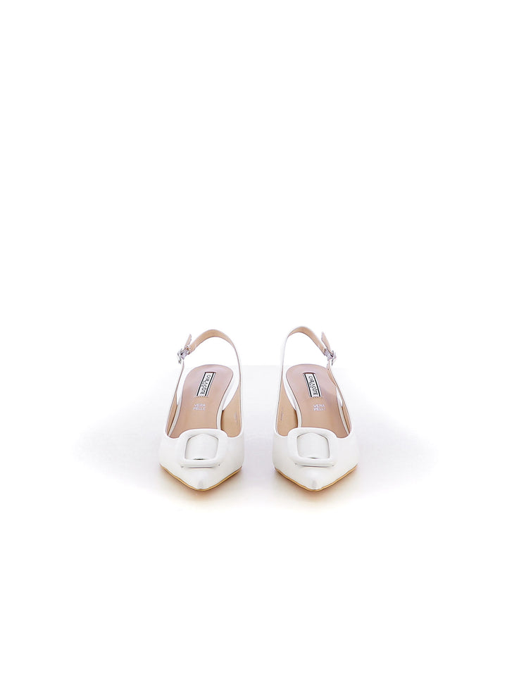Décolleté slingback donna CARLA COTE K3382 bianco | Costa Superstore