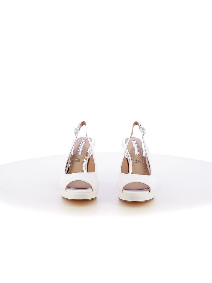 Sandali slingback donna CARLA COTE S2859 bianco | Costa Superstore