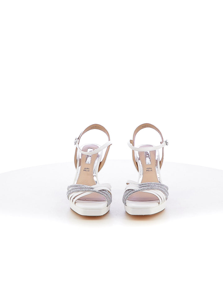 Sandali con cinturino donna CARLA COTE S2872 bianco | Costa Superstore