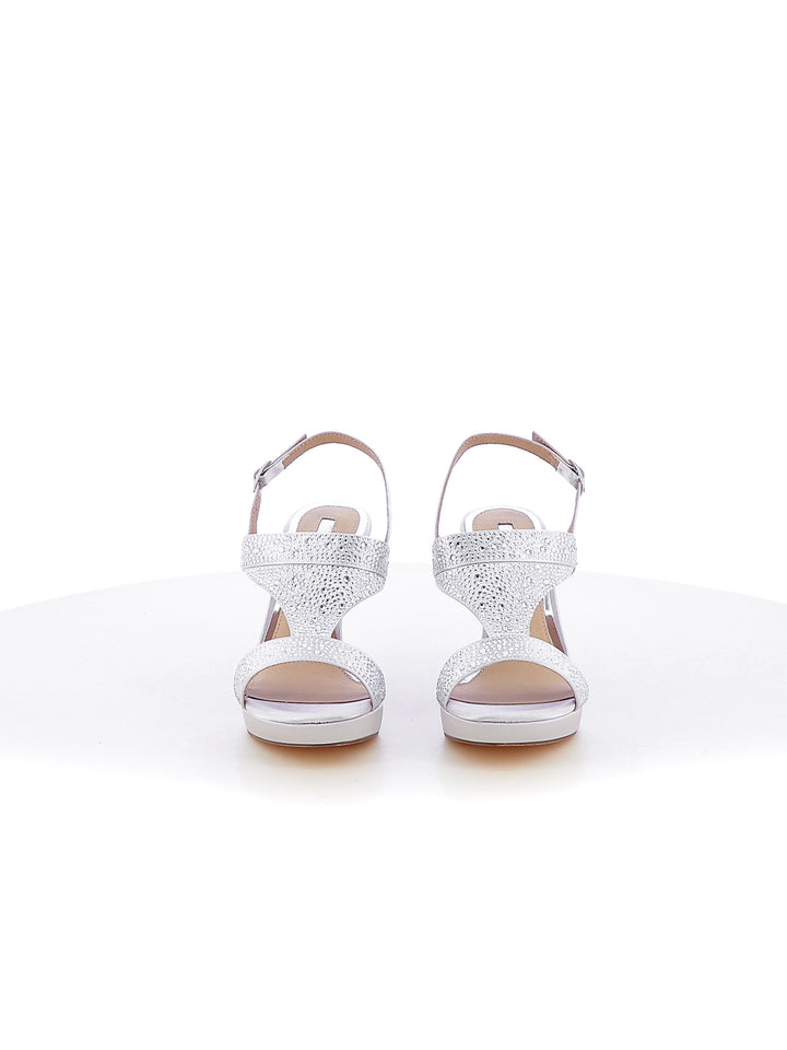 Sandali con t-strap donna CARLA COTE S2882 argento | Costa Superstore