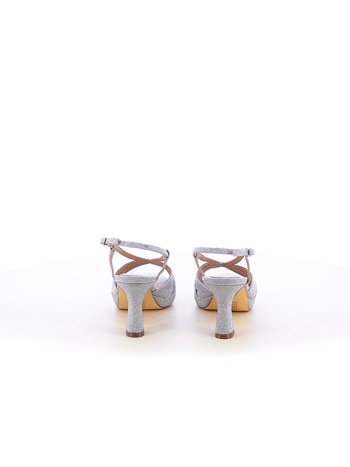 Sandali con cinturino donna CARLA COTE S2886 argento | Costa Superstore