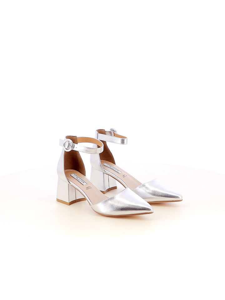 Décolleté aperte ai lati donna CARLA COTE ZM9001 argento | Costa Superstore
