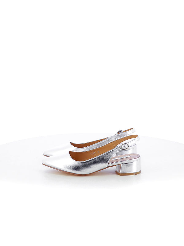 Décolleté slingback donna CARLA COTE ZM9323 argento | Costa Superstore
