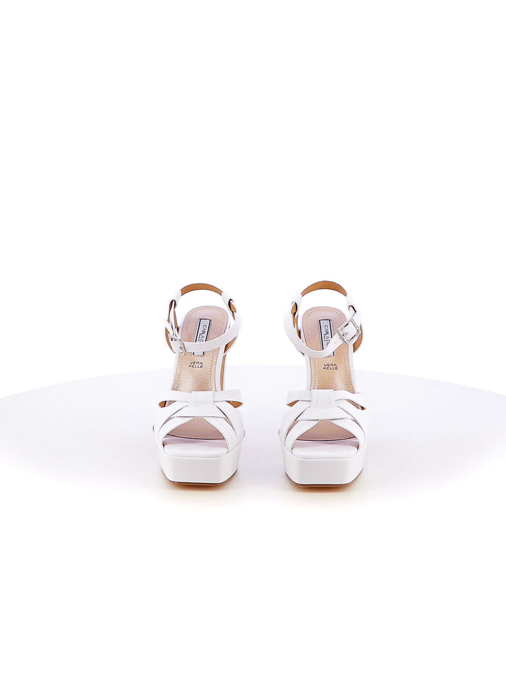 Sandali con cinturino donna CARLA COTE ZM9620 bianco | Costa Superstore