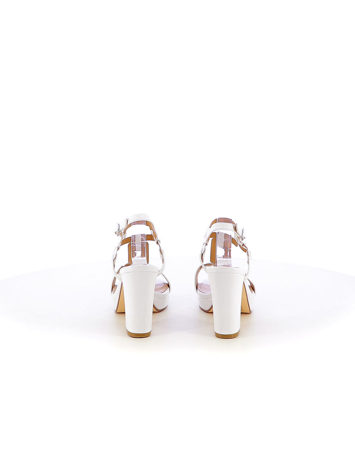 Sandali con t-strap donna CARLA COTE ZM9686 bianco | Costa Superstore