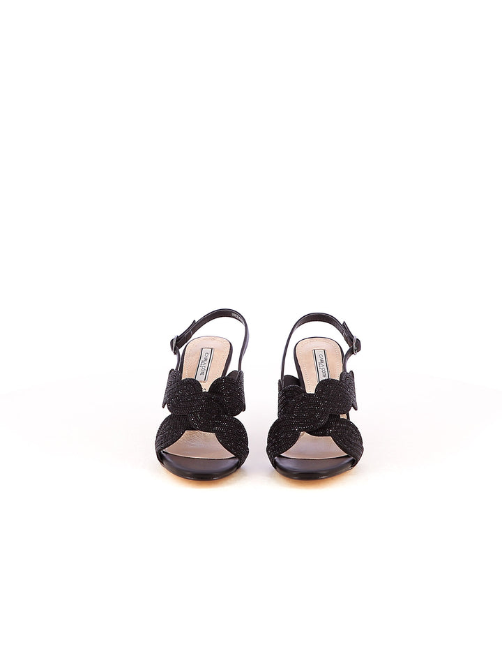 Sandali con cross-strap donna CARLA COTE ZM9707 nero | Costa Superstore
