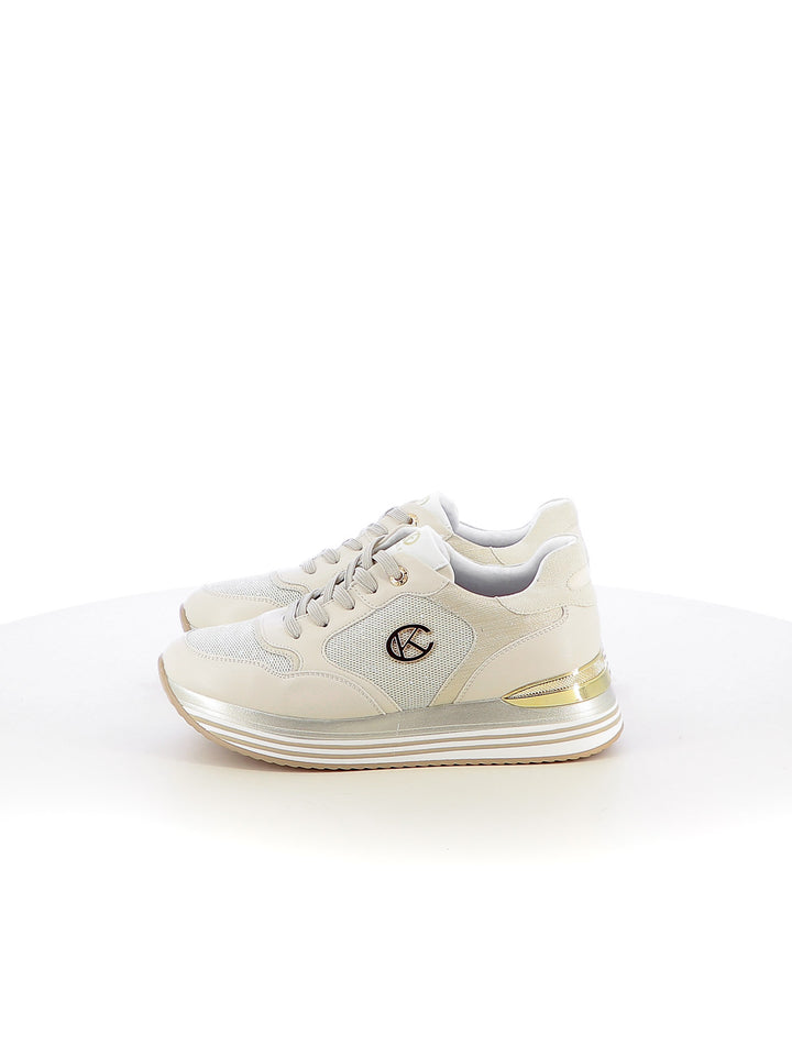 Sneakers stringate donna CARLA KOTE X30-17K beige chiaro | Costa Superstore