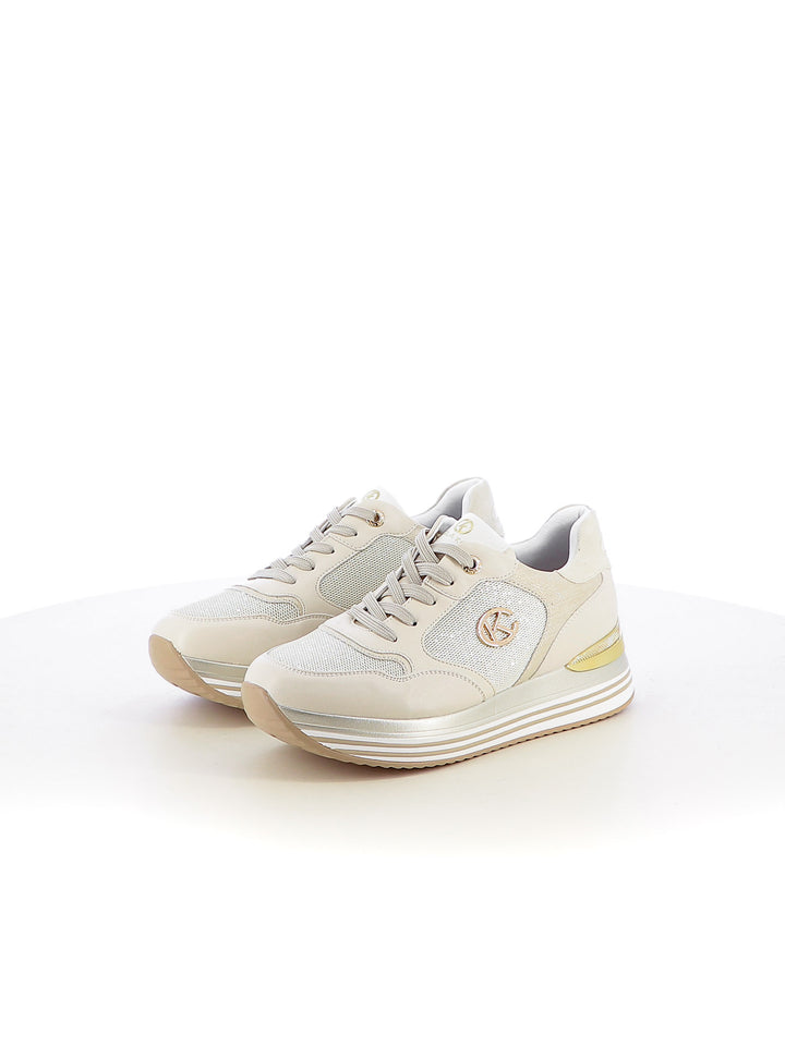 Sneakers stringate donna CARLA KOTE X30-17K beige chiaro | Costa Superstore