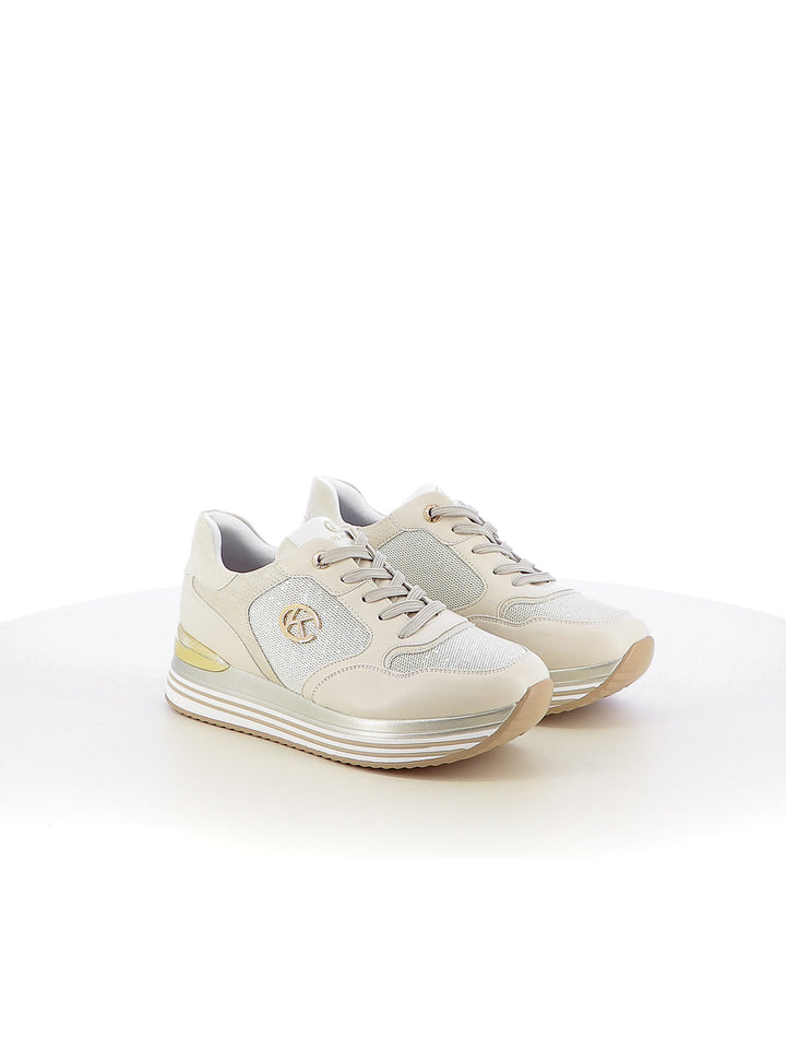 Sneakers stringate donna CARLA KOTE X30-17K beige chiaro | Costa Superstore
