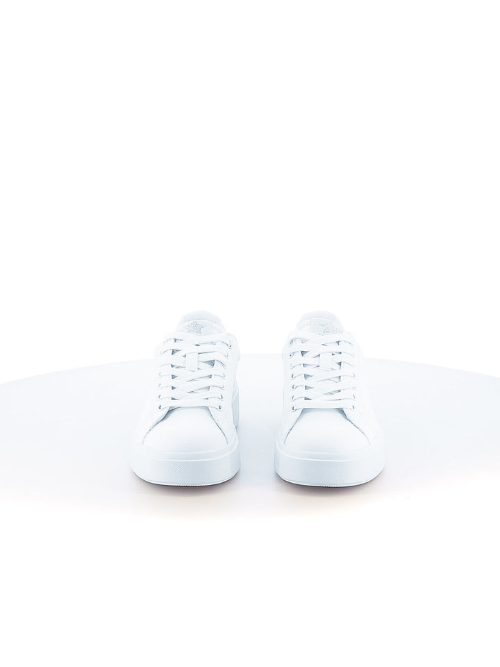 Sneakers stringate donna COTTON BELT CBW4145A44 bianco argento | Costa Superstore