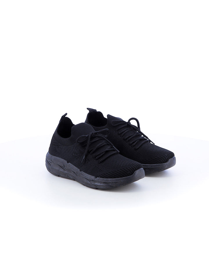 Sneakers stringate donna COTTON BELT CBW4165A16 nero | Costa Superstore