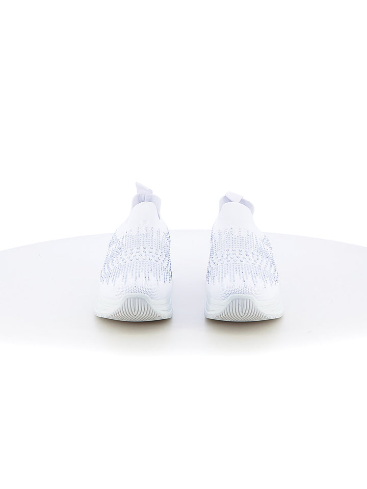 Sneakers calzino donna COTTON BELT CBW4165A38 bianco | Costa Superstore