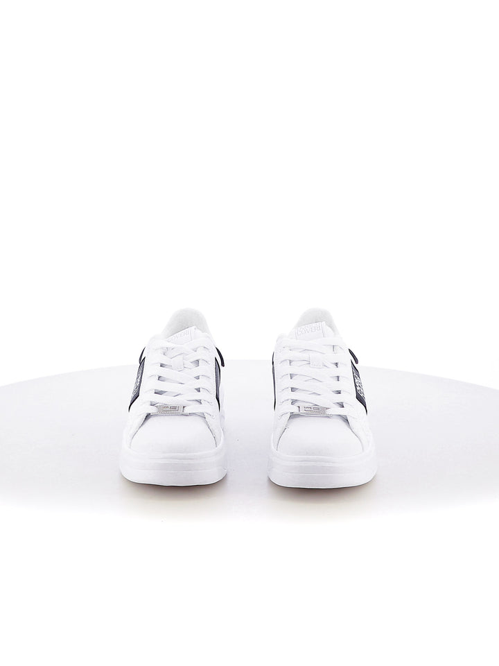 Sneakers stringate donna ENRICO COVERI ECW414237 bianco nero | Costa Superstore