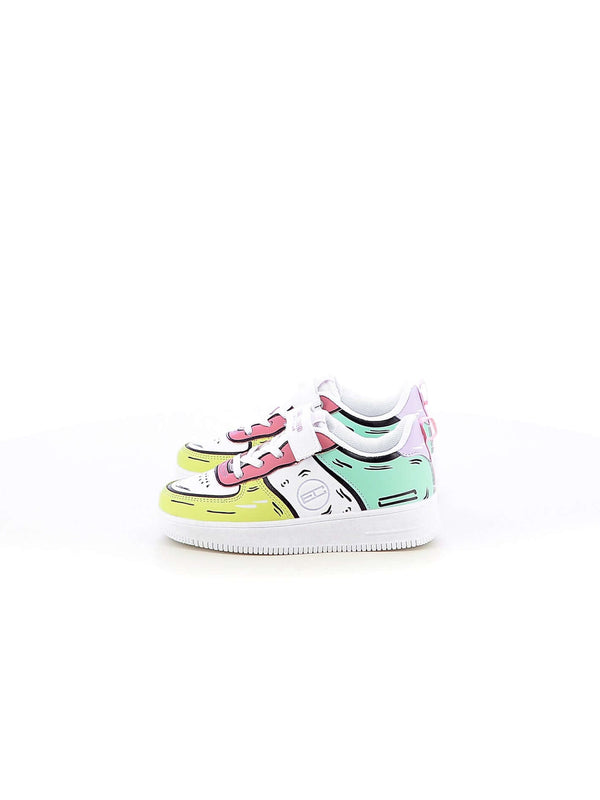 Sneakers con strappi bambina ENRICO COVERI SPORTSWEAR CKG414316 multicolor | Costa Superstore