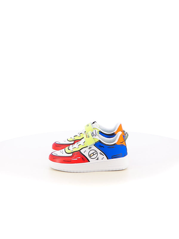 Sneakers con strappi bambino ENRICO COVERI SPORTSWEAR CKS4143C03 multicolor | Costa Superstore