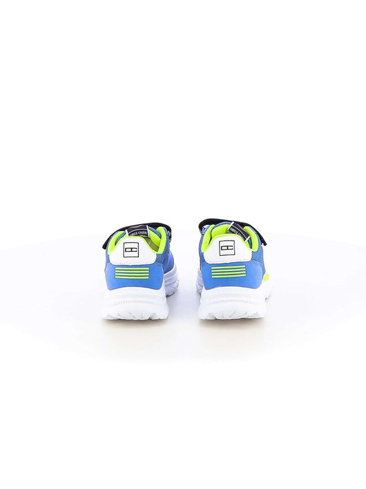 Sneakers con strappi bambino ENRICO COVERI SPORTSWEAR CKS4153C05 azzurro | Costa Superstore
