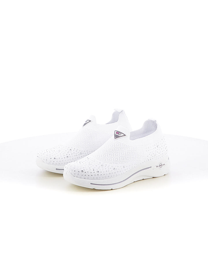Sneakers senza lacci donna ENRICO COVERI SPORTSWEAR CSW416319 bianco | Costa Superstore