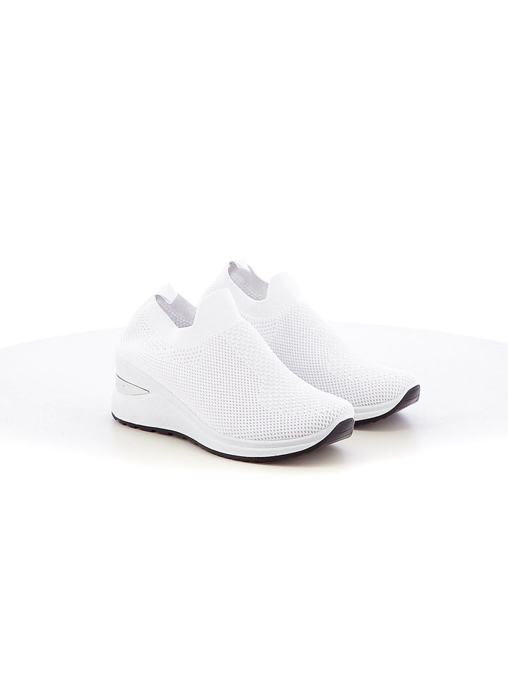 Sneakers calzino donna ENRICO COVERI SPORTSWEAR CSW416349 bianco | Costa Superstore