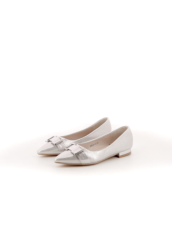 Ballerine a punta donna EVA RINALDI 0503-13 argento | Costa Superstore