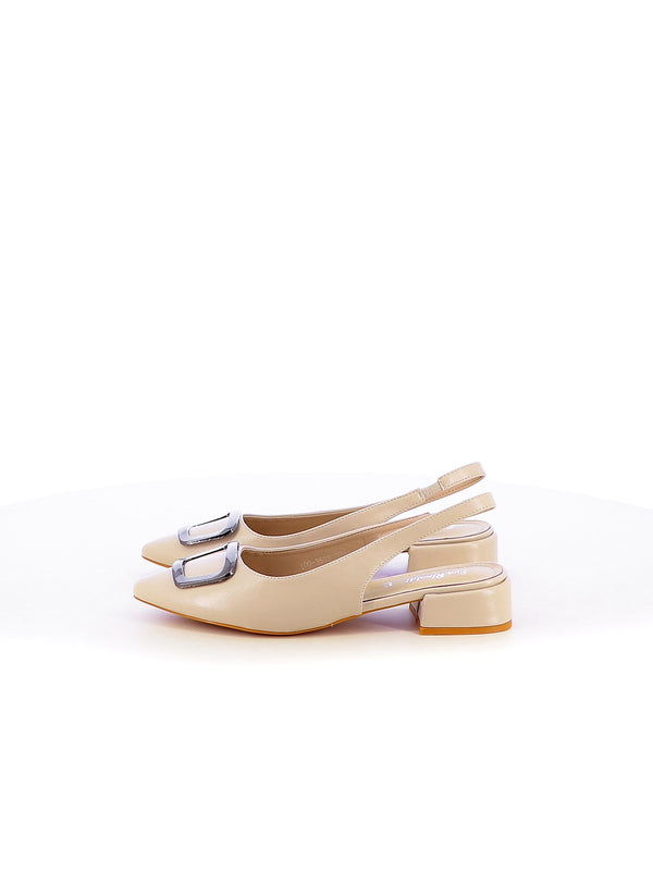 Décolleté slingback donna EVA RINALDI 100-350B beige chiaro | Costa Superstore
