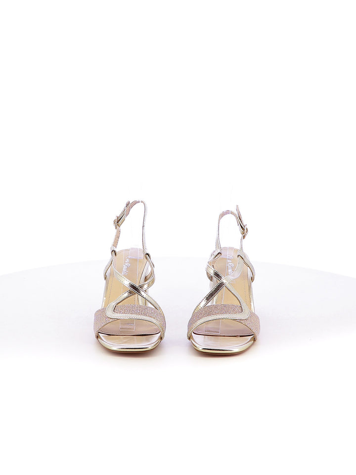 Sandali con cross-strap donna EVA RINALDI 2343-21 oro | Costa Superstore