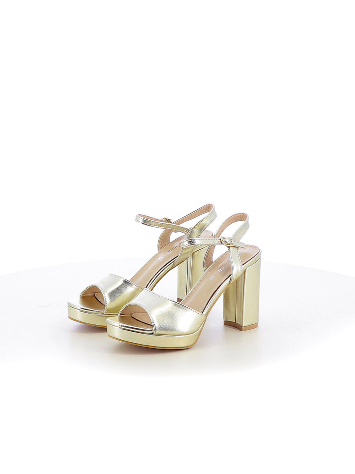 Sandali con cinturino donna EVA RINALDI 2450-6 oro | Costa Superstore