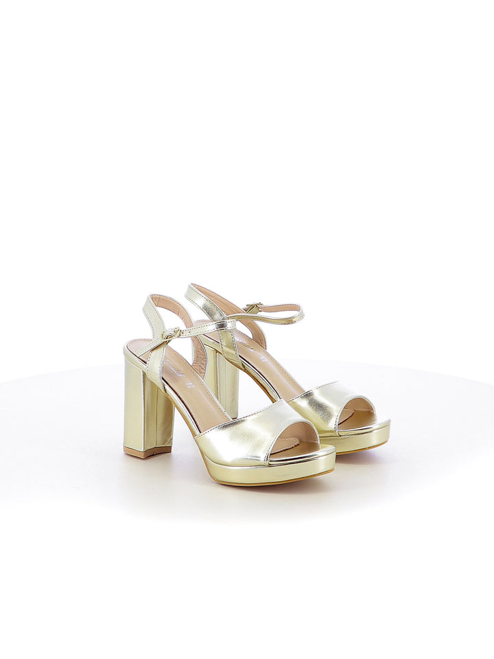 Sandali con cinturino donna EVA RINALDI 2450-6 oro | Costa Superstore