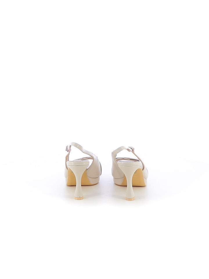Sandali slingback donna EVA RINALDI 6150-1 beige chiaro | Costa Superstore